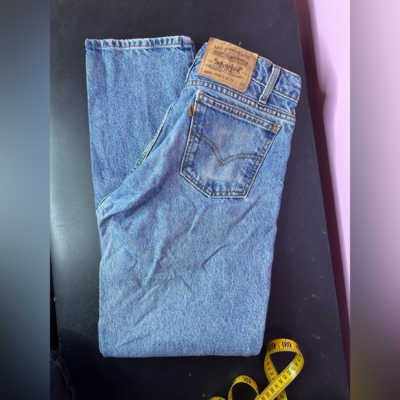 Levi's vintage Men's Light Blue Straight Jeans 505 33x32 - Picture 5 of 9